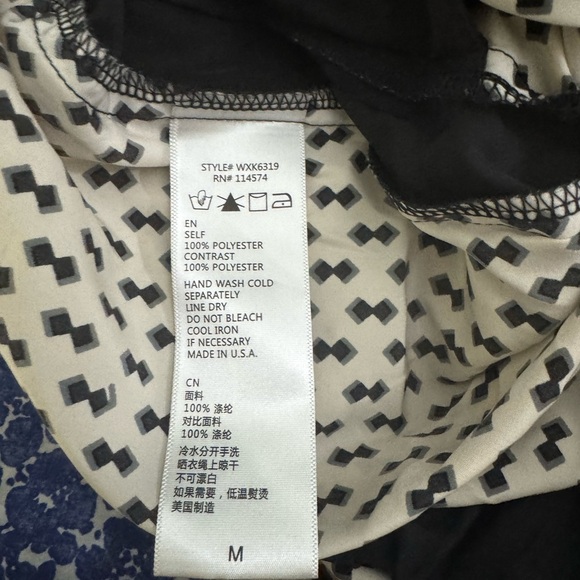 Ro & De Printed Casual Cuffed Hem Pants sZ medium - Picture 8 of 9